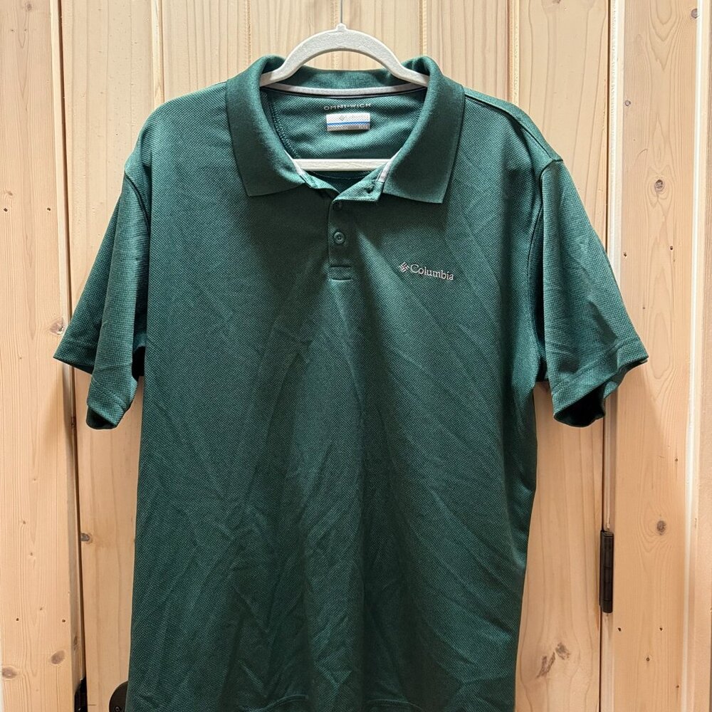 Men's Columbia Golf/Polo Shirt, Size XL